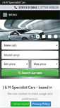 Mobile Screenshot of jandmspecialistcars.co.uk